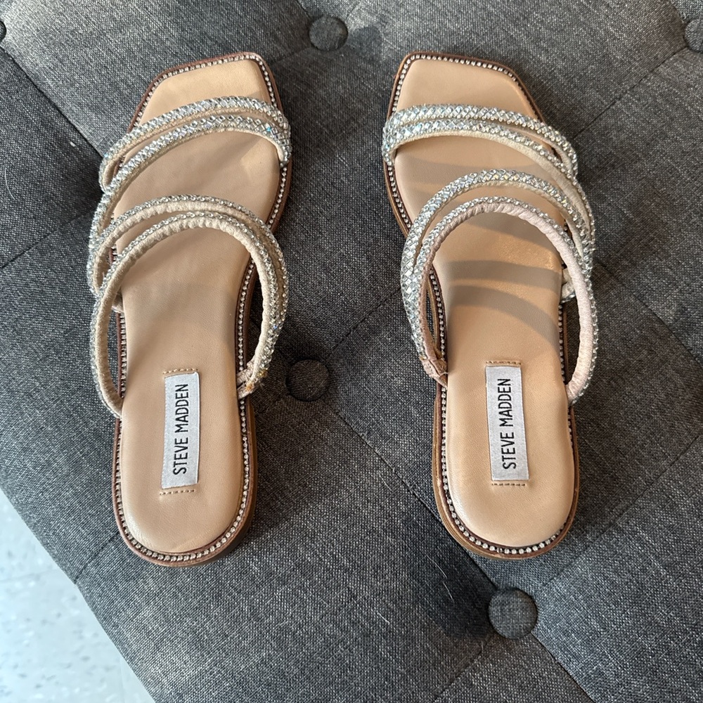 Steve Madden Rhinestone Sandals
